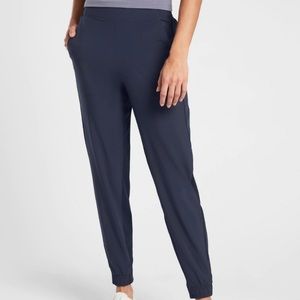 Athleta Tall Brooklyn Jogger Pants Navy Blue